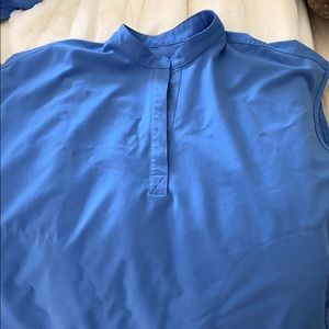 Figs mandarin color scrub top M